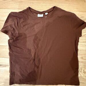Aritzia Babaton Everyday Tee - Cognac